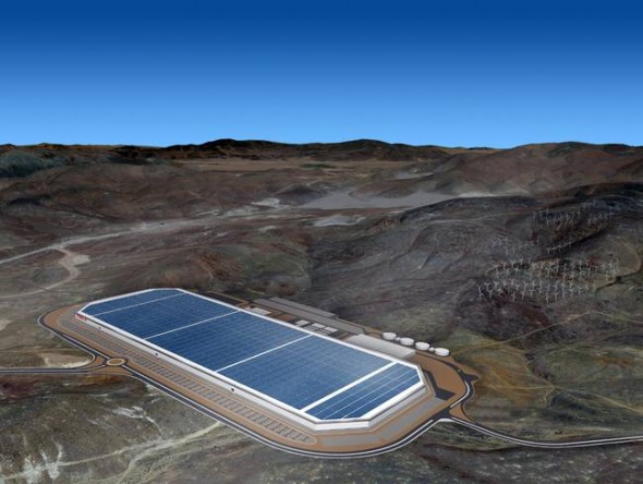 Các nhà thiết kế minh hoạ phối cảnh nhà máy Gigafactory của Tesla