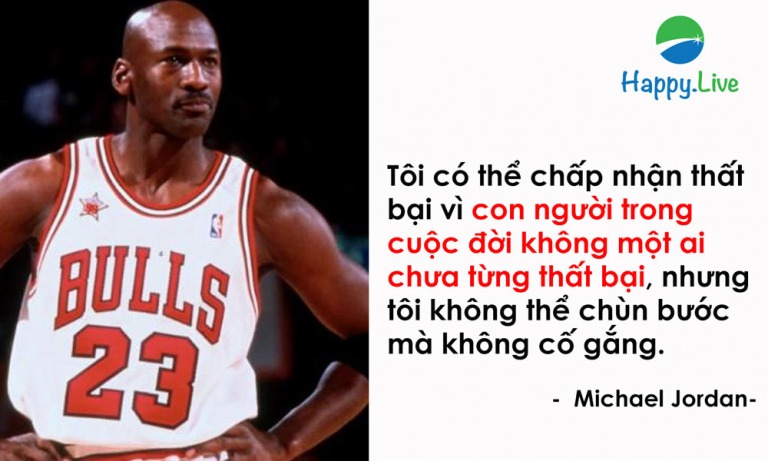 5 bài học truyền động lực của Michael Jordan - Happy.Live