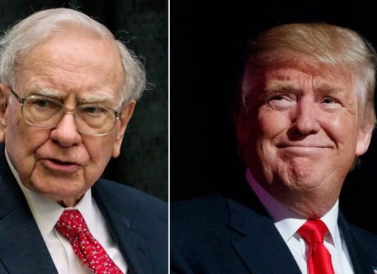 Warren Buffett, Donadl Trump, vay nợ