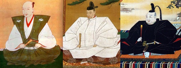Oda Nobunaga Toyotomi Hideyoshi Tokugawa Ieyasu