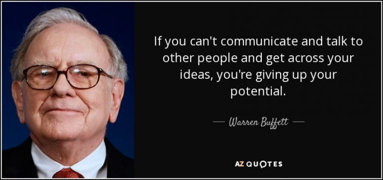 Warren Buffett đã vượt qua nỗi sợ nói trước đám đông thế nào?