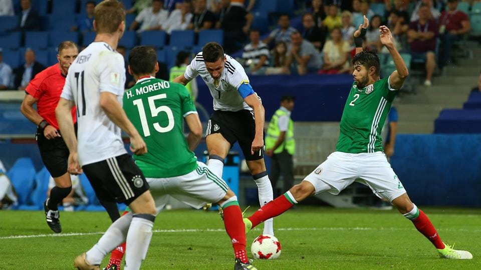 Đội tuyển Đức thua trận trước Mexico. 
