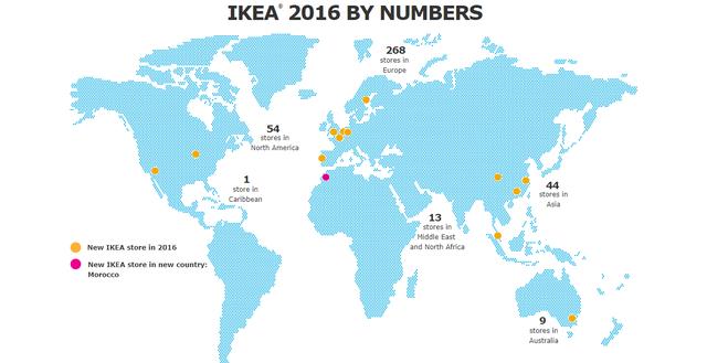 Cửa hàng IKEA trên khắp thế giới
