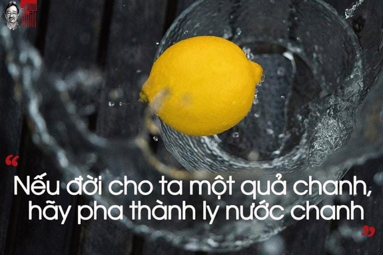 nếu cuộc đời là một ly nước chanh