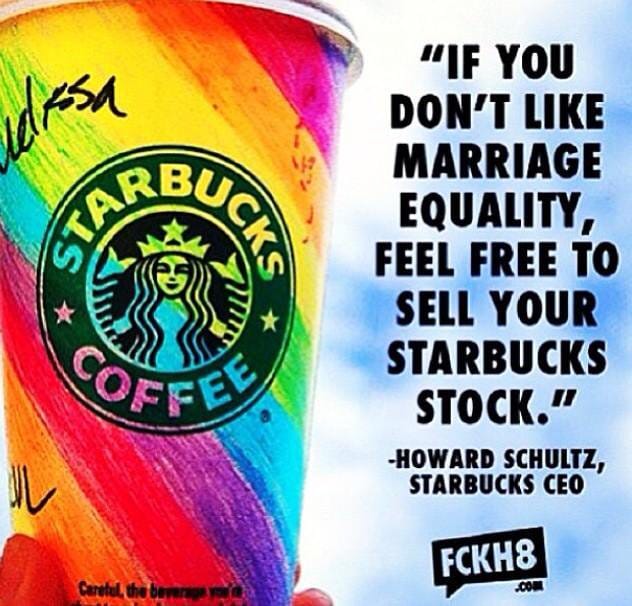 Starbuck công khai ủng hộ cộng đồng LGBT