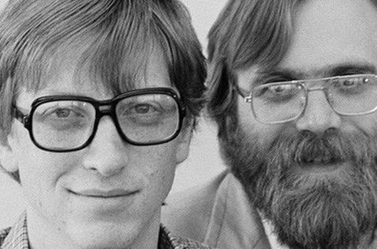 Bill Gates và Paul Allen thời trẻ