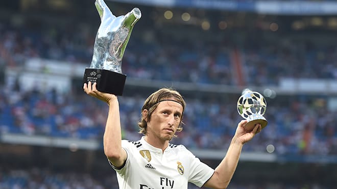 Luka Modric, một tiền vệ giàu kinh nghiệm của Real Madrid
