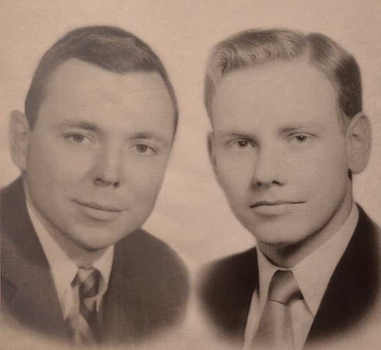 Charlie Munger và Warren Buffett thời trẻ