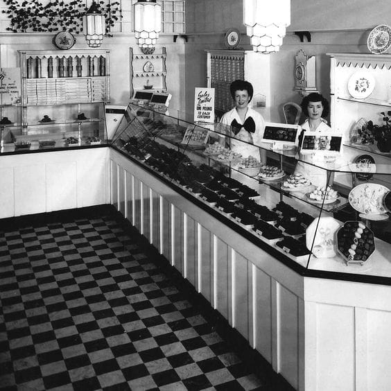 Cửa hàng See's Candies những năm 1930