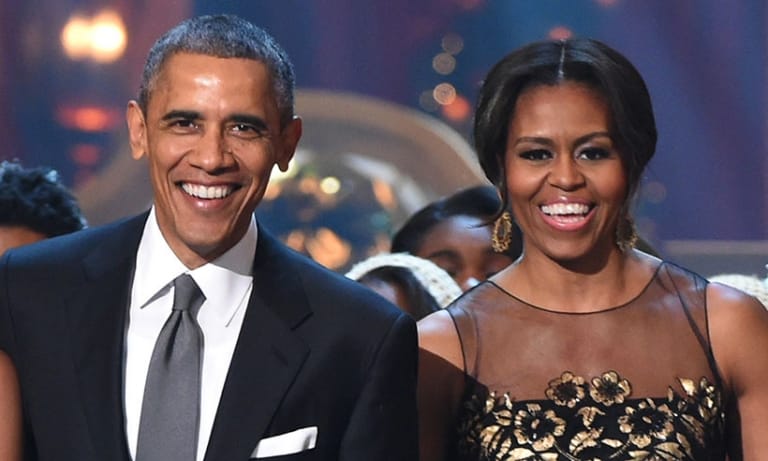 Cựu Tổng thống Mỹ Barack Obama và vợ