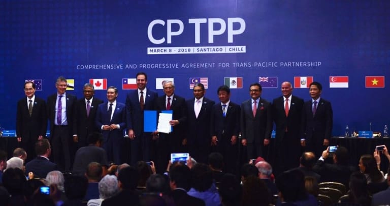 Lễ ký kết Hiệp định CPTPP tại Chi-lê