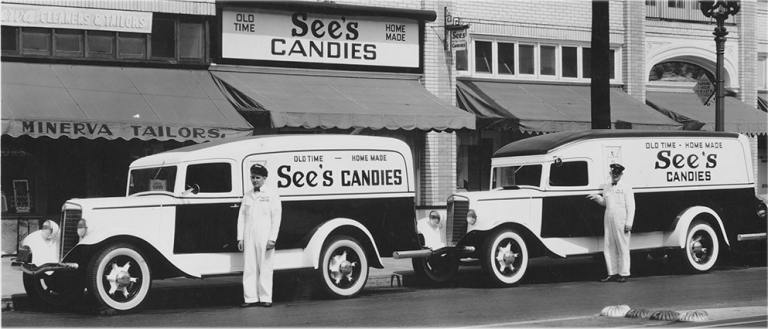 Cửa hàng See's Candies những năm1929