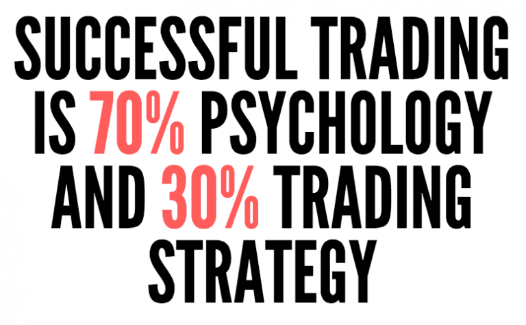 thành công trong giao dịch bao gồm 70% tâm lý và 30% chiến lược giao dịch.