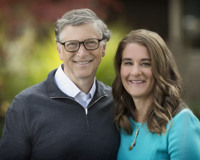 Vợ chồng tỷ phú Bill Gates