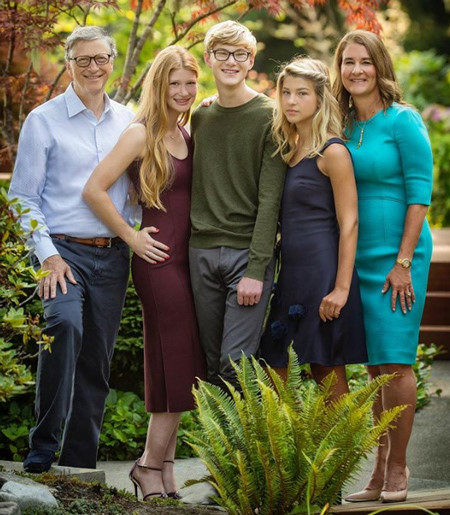 Gia đình hạnh phúc của tỷ phú Bill Gates
