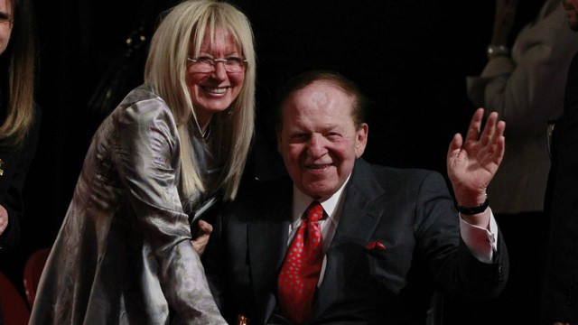 Bà Miriam Adelson cùng chồng, tỷ phú Sheldon Adelson