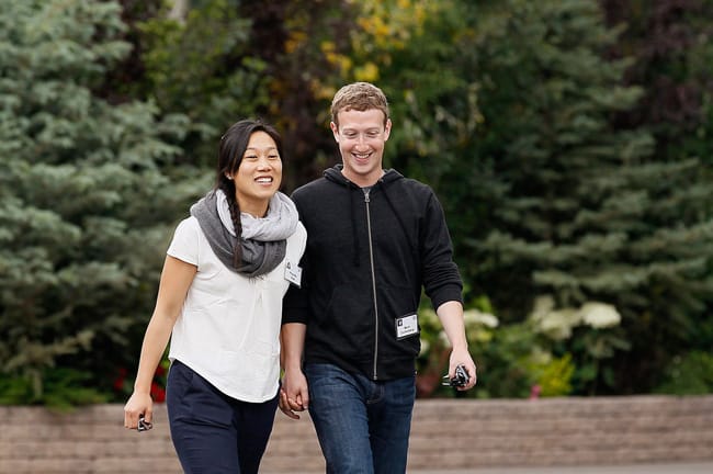 Vợ chồng Mark Zuckerberg