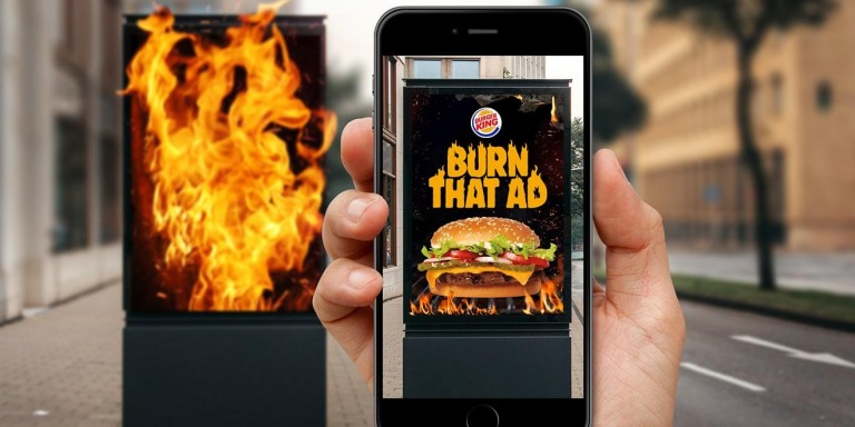 Burger King dụ dỗ khách hàng thiêu rụi quảng cáo của đối thủ để nhận lại chiếc bánh Whopper