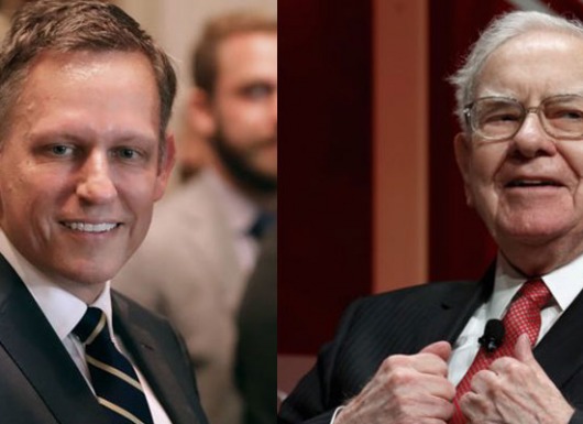 Warren Buffett, Peter Thiel