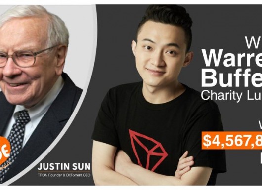 Justin Sun, Warren Buffett