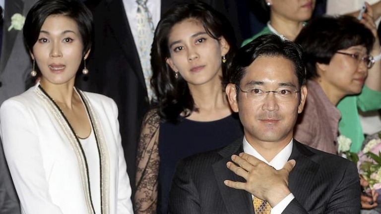 "Thái tử" Samsung Lee Jae Yong và chị em gái - Ảnh: Getty Images.