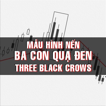 CHỨNG KHOÁN ABC: Mẫu hình nến ba con quạ đen (Three black crows)