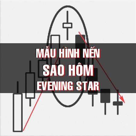 CHỨNG KHOÁN ABC: Mẫu hình nến Sao hôm (Evening star)