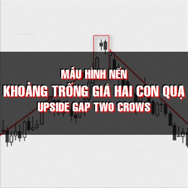 CHỨNG KHOÁN ABC: Mẫu hình nến khoảng trống tăng giá hai con quạ (Upside gap two crows)
