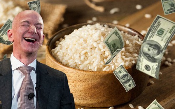 Tik Toker dùng hàng chục nghìn hạt gạo để giúp bạn hiểu tỷ phú Jeff Bezos giàu tới mức độ kinh khủng khiếp như thế nào