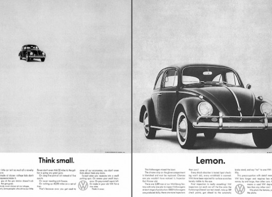Volkswagen và chiến dịch quảng cáo huyền thoại “Think Small”