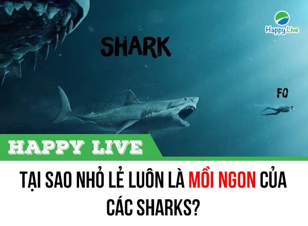 TẠI SAO NHỎ LẺ LUÔN LÀ MỒI NGON CỦA CÁC SHARKS?