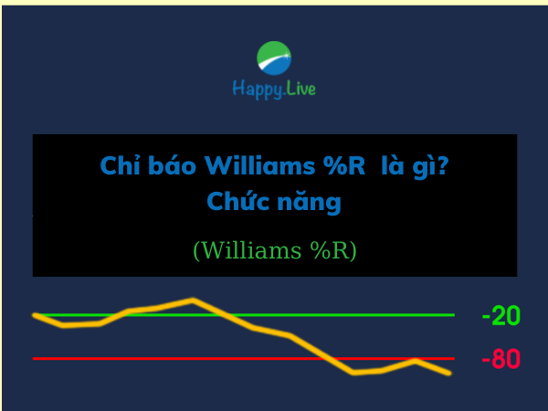 Chỉ báo Williams %R (Williams %R) là gì? Chức năng của Chỉ báo Williams %R