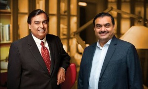 Tỷ phú Mukesh Ambani (trái) và Gautam Adani (phải) là hai người giàu nhất châu Á hiện tại. (Ảnh: Passionate in Marketing).