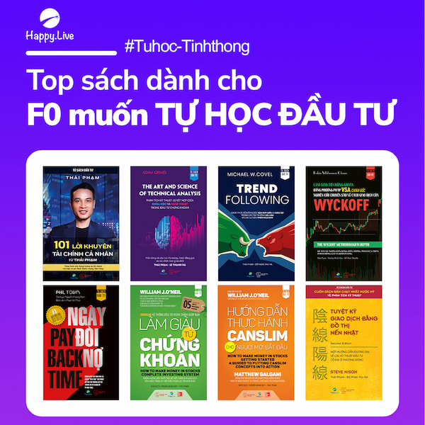 TOP SÁCH dành cho F0 muốn TỰ HỌC ĐẦU TƯ