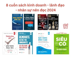 8 cuốn sách kinh doanh - lãnh đạo - nhân sự nên đọc 2024 - Happy Live
