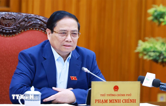 Thủ tướng Phạm Minh Chính: Phấn đấu tăng trưởng GDP năm 2024 đạt cận trên, kiểm soát lạm phát ở cận dưới