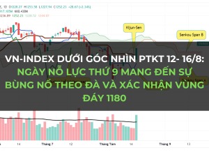 VN-INDEX DƯỚI GÓC NHÌN PTKT 12- 168 NGÀY NỖ LỰC THỨ 9 MANG ĐẾN SỰ BÙNG NỔ THEO ĐÀ VÀ XÁC NHẬN VÙNG ĐÁY 1180