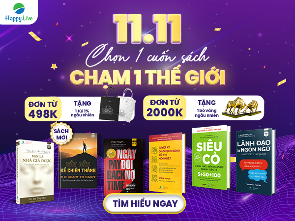 Ưu đãi 11.11: Chọn 1 cuốn sách - Chạm 1 thế giới