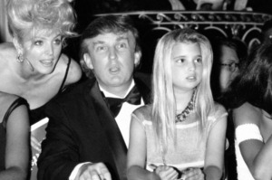 Donald Trump và con gái thứ hai Ivanka năm 1991